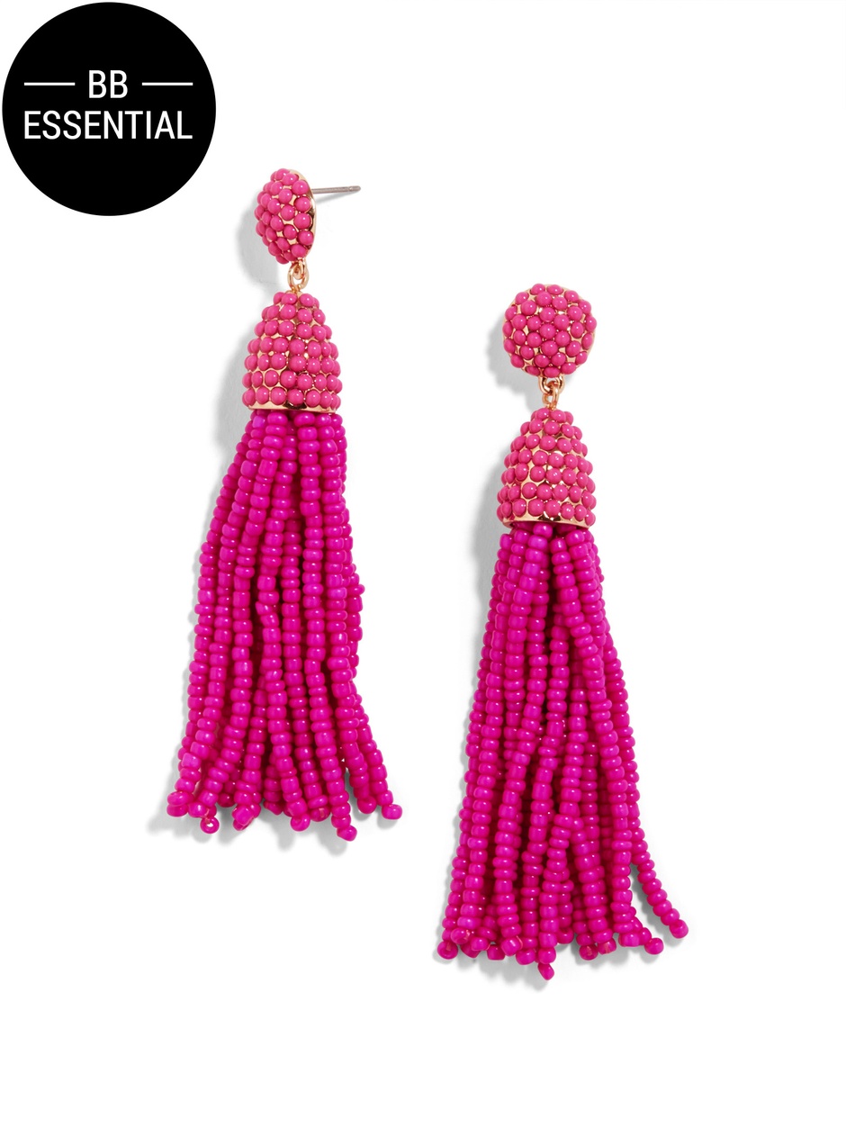 BaubleBar Pink Piñata Tassel Earrings 
