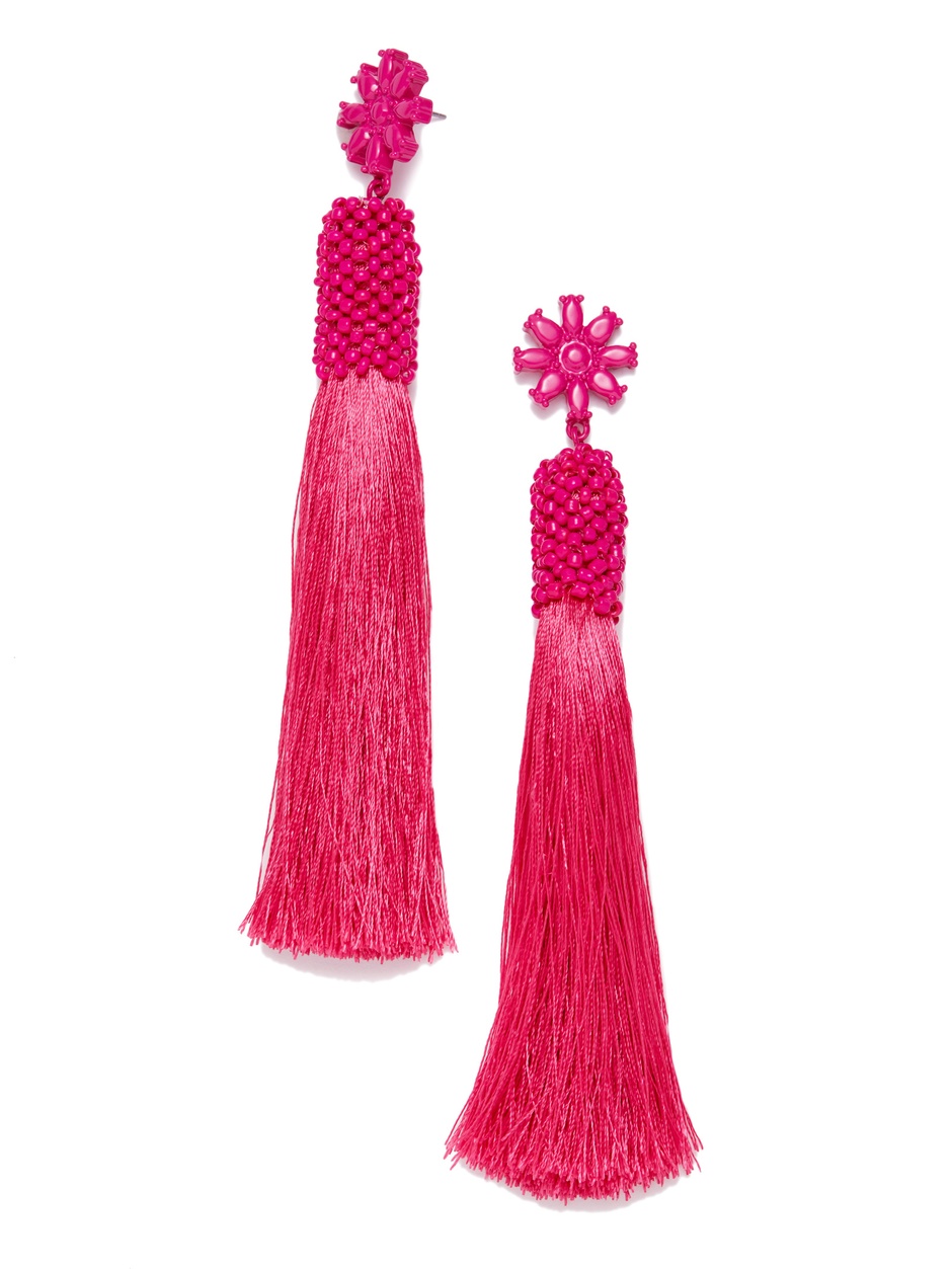 BaubleBar Pink Ishigaki Tassel Drops